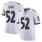 Johmsee B.Ravens #52 Ray Lewis Player White Vapor Untouchable Limited Game Home Stitched Jerseys