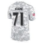 Johmsee B.Ravens #71 Olaivavega Ioane Player Arctic Camo Salute to Service Limited Stitched Jerseys
