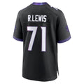 Johmsee B.Ravens #71 Olaivavega Ioane Player Black Home Game Stitched Jerseys