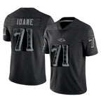 Johmsee B.Ravens #71 Olaivavega Ioane Player Black RFLCTV Limited Stitched Jerseys