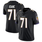 Johmsee B.Ravens #71 Olaivavega Ioane Player Black Vapor Untouchable Limited Home Stitched Jerseys