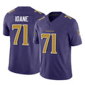 Johmsee B.Ravens #71 Olaivavega Ioane Player Purple Vapor F.U.S.E. Limited Game Stitched Jerseys