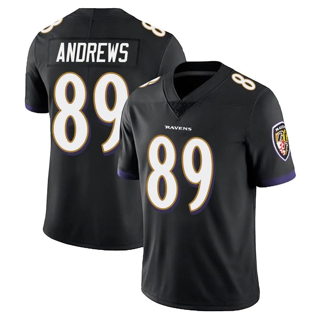 Johmsee B.Ravens #89 Mark Andrews Player Black Vapor Untouchable Limited Home Stitched Jerseys