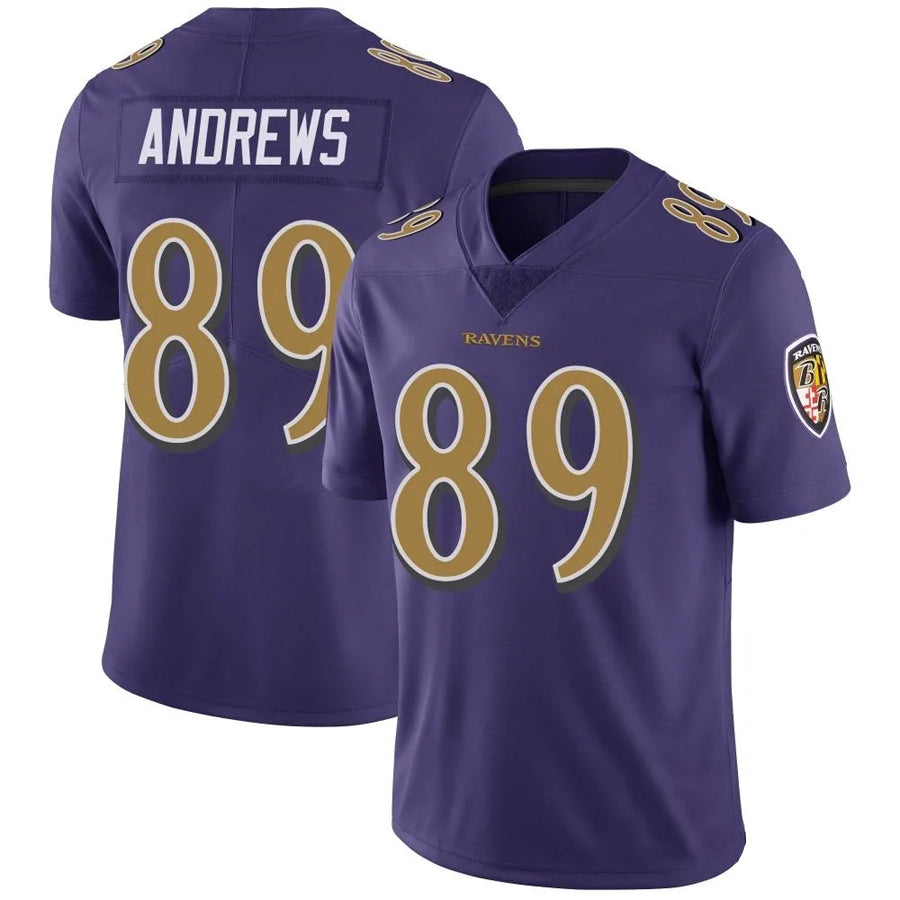 Johmsee B.Ravens #89 Mark Andrews Player Purple Legend Limited Jerseys