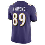 Johmsee B.Ravens #89 Mark Andrews Player Vapor F.U.S.E. Limited Purple Stitched Jerseys