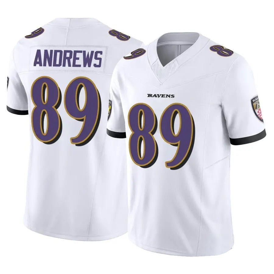Johmsee B.Ravens #89 Mark Andrews Player White Vapor F.U.S.E. Limited  Stitched Jerseys