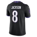 Johmsee B.Ravens #8 Lamar Jackson Black Alternate Alternate Vapor F.U.S.E. Stitched Limited Jerseys