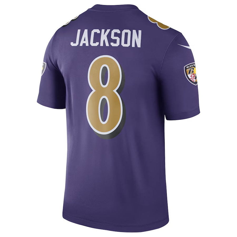 Johmsee B.Ravens #8 Lamar Jackson Player Purple Legend Performance Stitched Jerseys