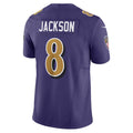 Johmsee B.Ravens #8 Lamar Jackson Player Purple Vapor F.U.S.E. Limited Stitched Jerseys