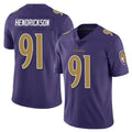 Johmsee B.Ravens #91 Trey Hendrickson Player Purple Color Vapor Untouchable Limited Stitched Jerseys