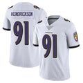 Johmsee B.Ravens #91 Trey Hendrickson Player White Vapor Untouchable Game Stitched Jerseys