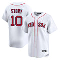 Johmsee B.Red Sox #10 Trevor Story Player White Limited Home Game Stitched Jerseys