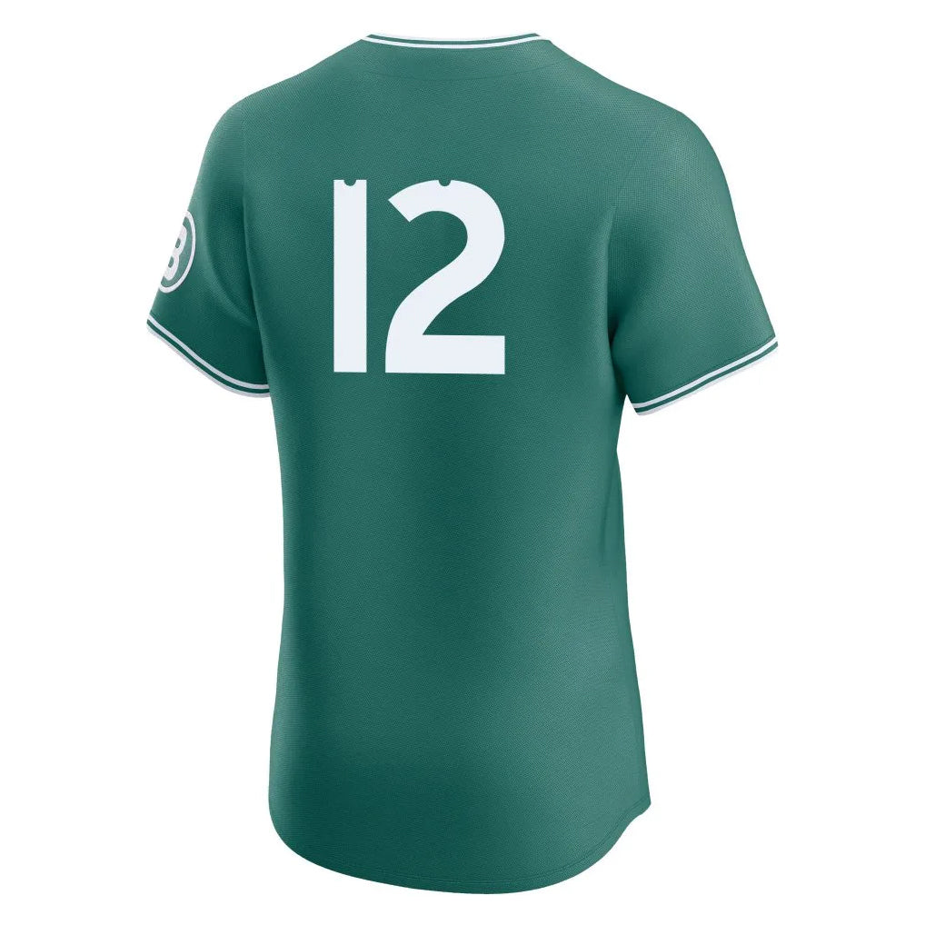 Johmsee B.Red Sox #12 Connor Wong Player Green City Connect Limited Elite Home Game Stitched Jerseys