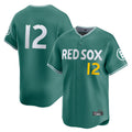 Johmsee B.Red Sox #12 Connor Wong Player Green City Connect Limited Home Game Stitched Jerseys