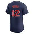 Johmsee B.Red Sox #12 Connor Wong Player Navy Limited Elite Home Game Stitched Jerseys