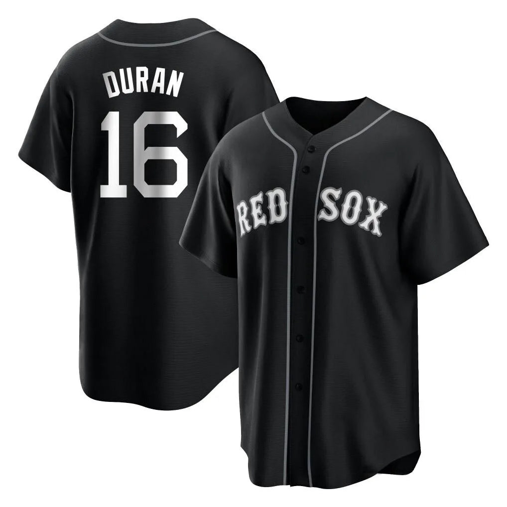 Johmsee B.Red Sox #16 Jarren Duran Player Black Home Game Stitched Jerseys
