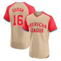 Johmsee B.Red Sox #16 Jarren Duran Player Cream All-Star Short-Sleeved Limited Elite Home Game Stitched Jerseys