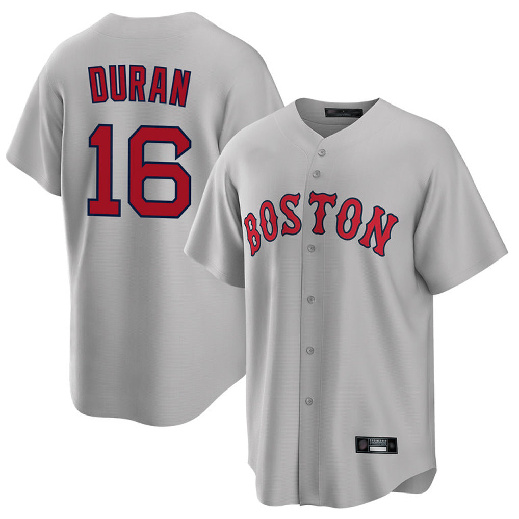 Johmsee B.Red Sox #16 Jarren Duran Player Gray Road Home Game Stitched Jersey