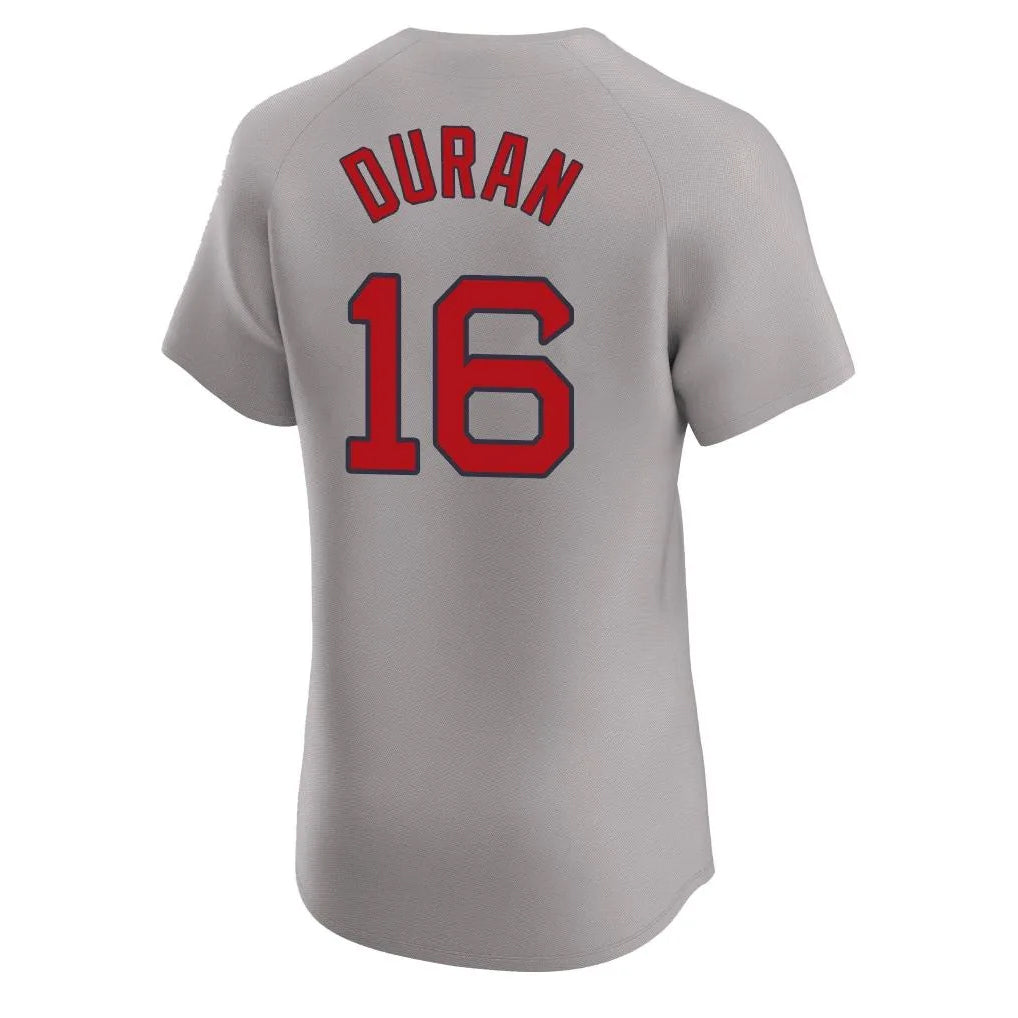 Johmsee B.Red Sox #16 Jarren Duran Player Gray Road Limited Elite Home Game Stitched Jerseys