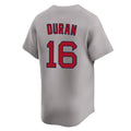 Johmsee B.Red Sox #16 Jarren Duran Player Gray Road Limited Home Game Stitched Jerseys