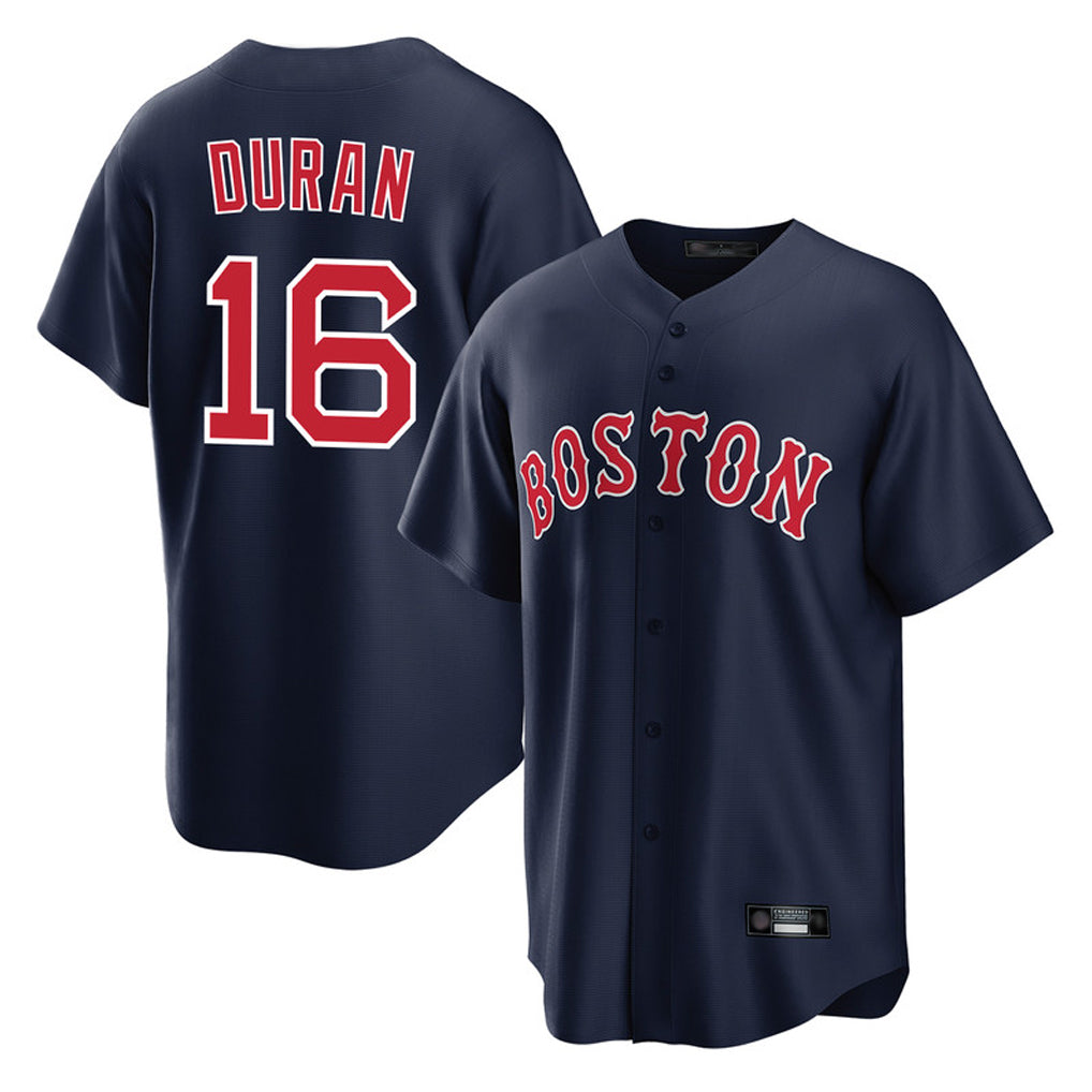 Johmsee B.Red Sox #16 Jarren Duran Player Navy Home Game Stitched Jersey