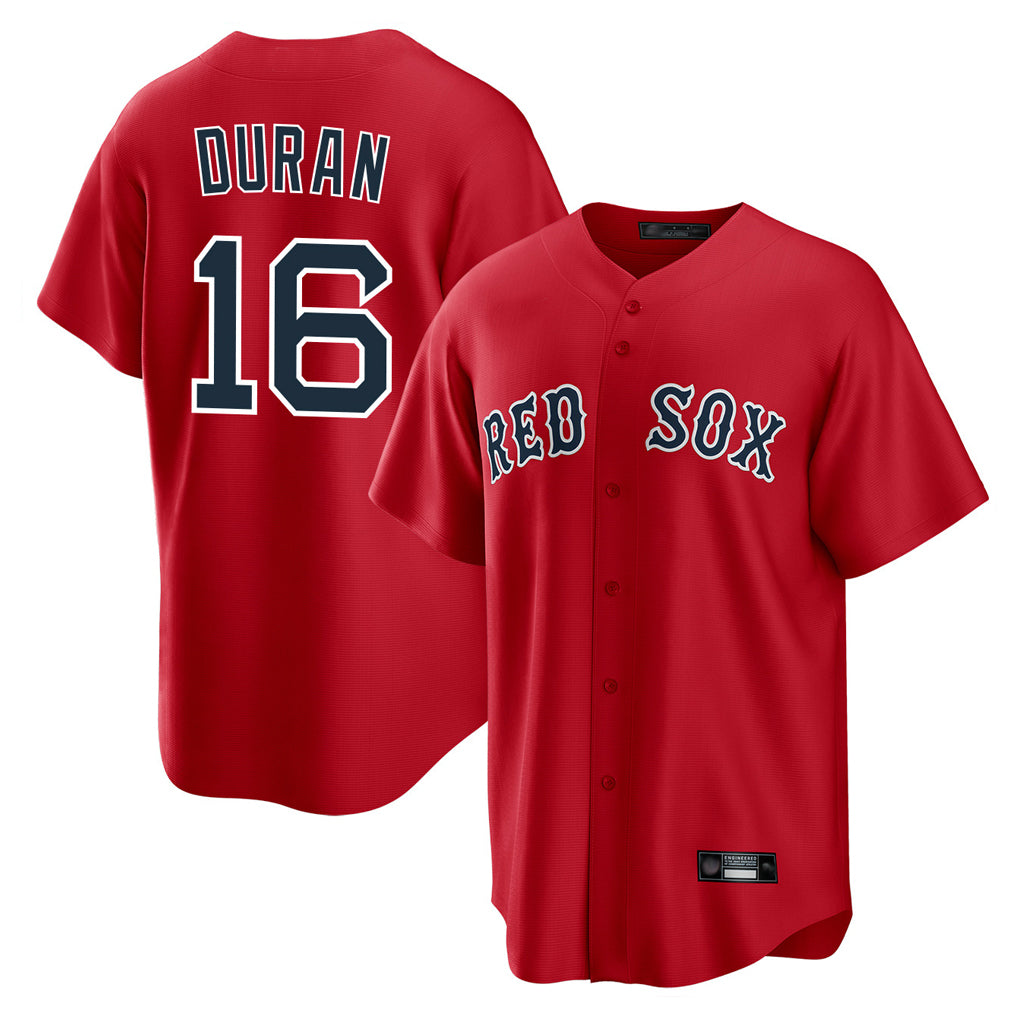 Johmsee B.Red Sox #16 Jarren Duran Player Red Home Game Stitched Jersey