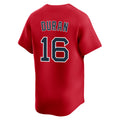 Johmsee B.Red Sox #16 Jarren Duran Player Red Limited Home Game Stitched Jerseys