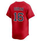 Johmsee B.Red Sox #16 Jarren Duran Player Red Limited Home Game Stitched Jerseys