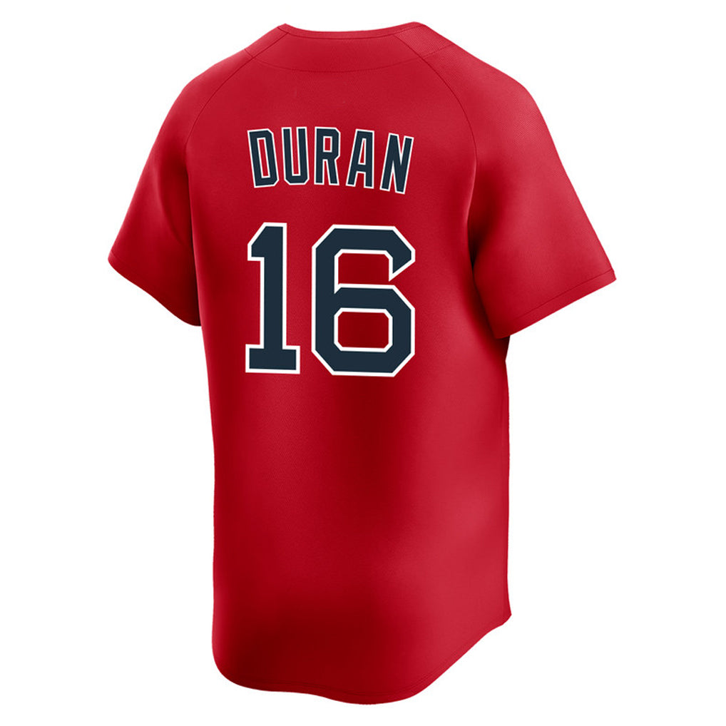Johmsee B.Red Sox #16 Jarren Duran Player Red Limited Home Game Stitched Jerseys
