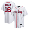Johmsee B.Red Sox #16 Jarren Duran Player White Home Game Stitched Jersey
