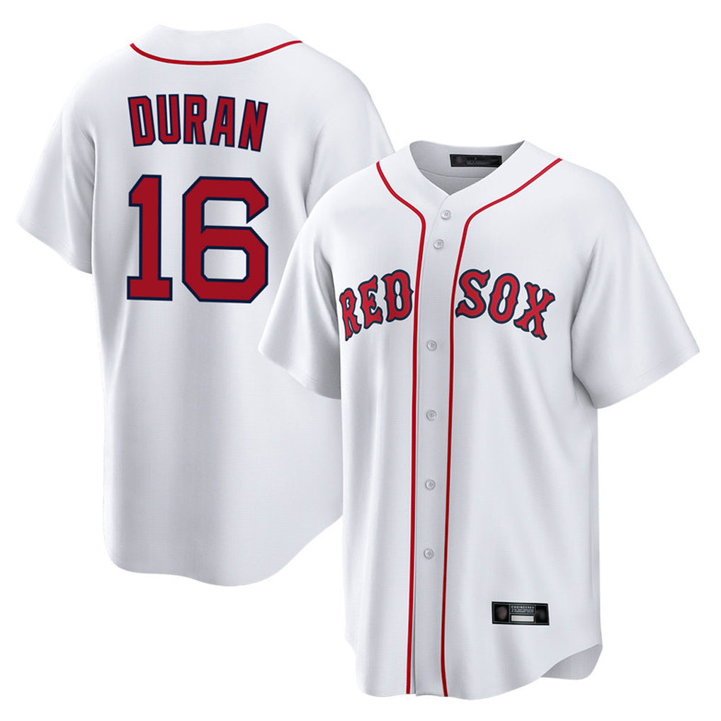 Johmsee B.Red Sox #16 Jarren Duran Player White Home Game Stitched Jersey