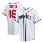Johmsee B.Red Sox #16 Jarren Duran Player White Mexico 2026 World Classic Home Game Stitched Jerseys
