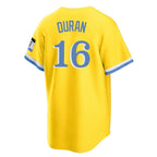 Johmsee B.Red Sox #16 Jarren Duran Player Yellow Home Game Stitched Jerseys