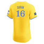 Johmsee B.Red Sox #16 Jarren Duran Player Yellow Limited Elite Home Game Stitched Jerseys