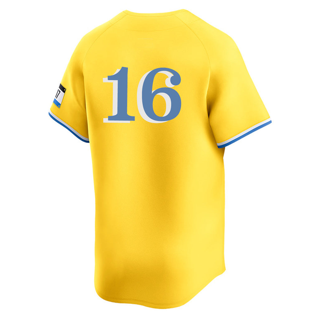 Johmsee B.Red Sox #16 Jarren Duran Player Yellow Limited Home Game Stitched Jerseys