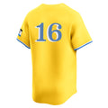Johmsee B.Red Sox #16 Jarren Duran Player Yellow Limited Home Game Stitched Jerseys