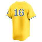 Johmsee B.Red Sox #16 Jarren Duran Player Yellow Limited Home Game Stitched Jerseys
