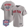 Johmsee B.Red Sox #19 Roman Anthony Player Gray Road USA 250 Fourth of July Limited Home Game Stitched Jerseys