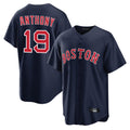 Johmsee B.Red Sox #19 Roman Anthony Player Navy Home Game Stitched Jerseys