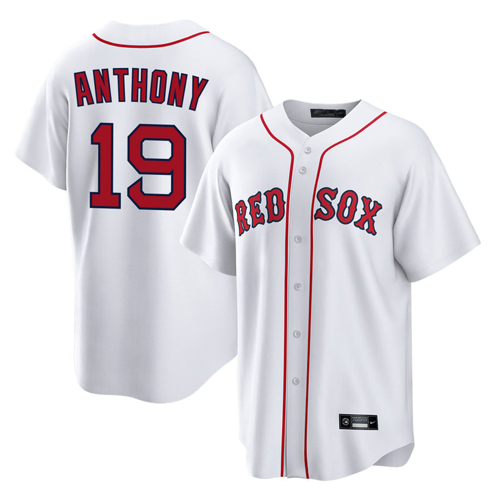 Johmsee B.Red Sox #19 Roman Anthony Player White Home Game Stitched Jerseys