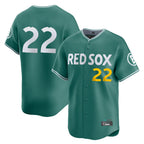 Johmsee B.Red Sox #22 Garrett Whitlock Player Green City Connect Limited Home Game Stitched Jerseys
