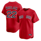 Johmsee B.Red Sox #22 Garrett Whitlock Player Red Limited Home Game Stitched Jerseys