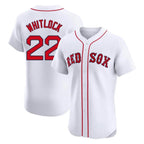 Johmsee B.Red Sox #22 Garrett Whitlock Player White Limited Elite Home Game Stitched Jerseys