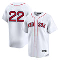 Johmsee B.Red Sox #22 Garrett Whitlock Player White Limited Home Game Stitched Jerseys