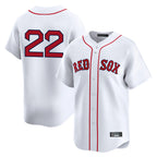Johmsee B.Red Sox #22 Garrett Whitlock Player White Limited Home Game Stitched Jerseys