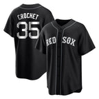 Johmsee B.Red Sox #35 Garrett Crochet Player Black Home Game Stitched Jerseys