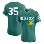 Johmsee B.Red Sox #35 Garrett Crochet Player Green City Connect Limited Elite Home Game Stitched Jerseys