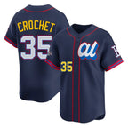 Johmsee B.Red Sox #35 Garrett Crochet Player Navy American League All-Star Edition Game Stitched Jerseys