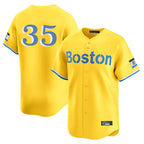 Johmsee B.Red Sox #35 Garrett Crochet Player Yellow Limited Home Game Stitched Jerseys