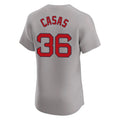 Johmsee B.Red Sox #36 Triston Casas Player Gray Road Limited Elite Home Game Stitched Jerseys